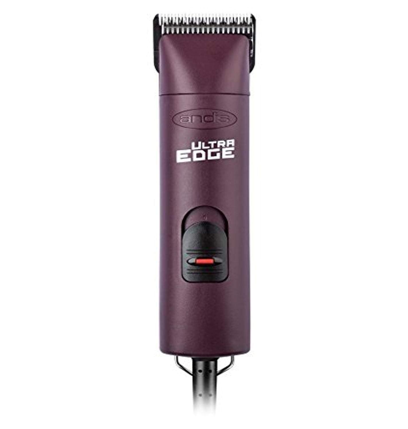 22685 Professional UltraEdge Super 2-Speed Detachable Blade Clipper – Rotary Motor with Shatter-Proof Housing, Runs Calm & Silent, 14-Inch Cord - for All Coats & Breeds - 120 Volts, Burgundy
