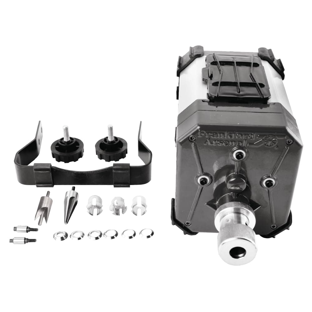 Frankford Arsenal Platinum Series Case Trim and Prep System with Hardened High Speed Steel Chamfer Debur Tool and Primer Pocket Scrapers with Trimmer