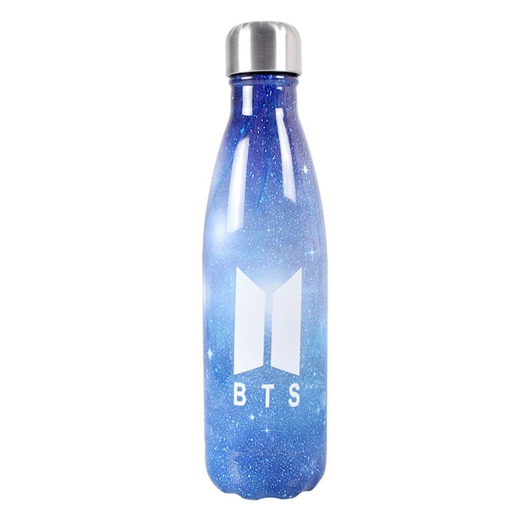 Cool stainless steel drinking water bottle BTS concert essential macarons travel mug men and women stainless steel cup RT609-87