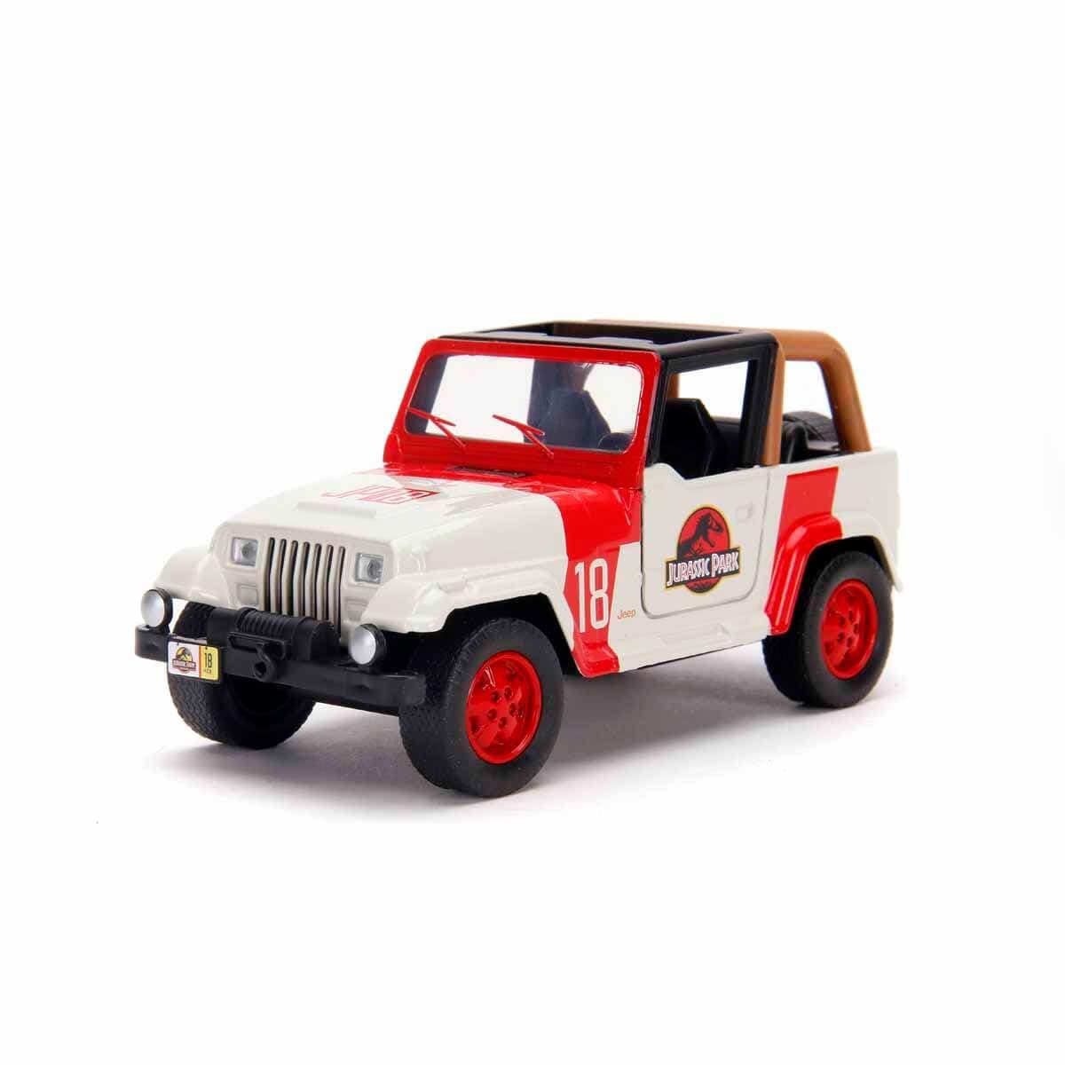 Jada Jurassic Park Jeep Wrangler Radio Controller, Multicoloured, 15 x 7 x 7 cm