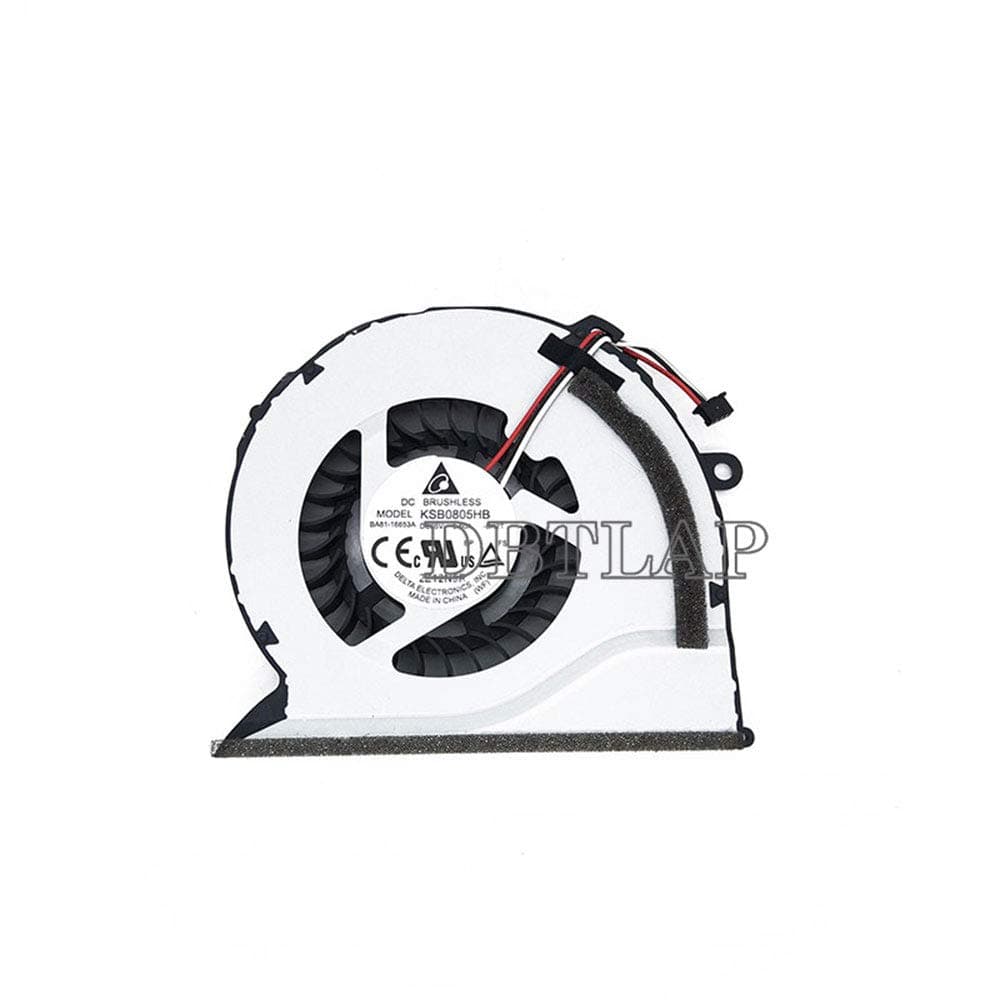 Laptop CPU Fan Compatible for Samsung NP550P5C NP550P7C NP550 Fan BA816653B BA816653a KSB0805HB BK2T DC5V 0.60A Laptop