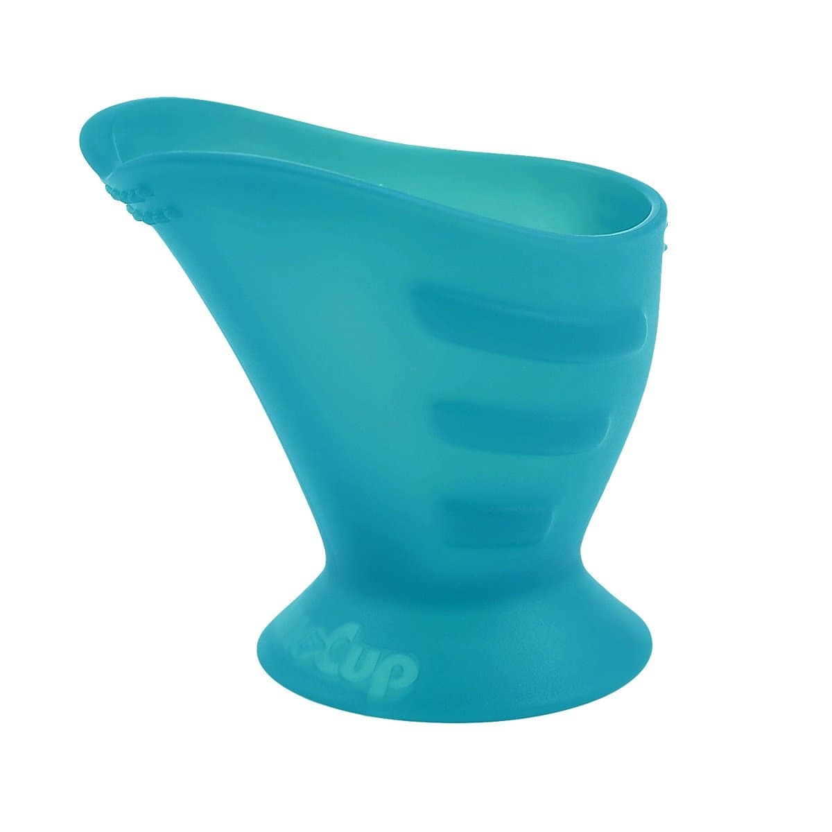 Hoppediz CamoCup learning cup suitable for all babies to learn to drink as well as children and adults with sensorimotor limitations, petrol, 1 piece (1 pack)