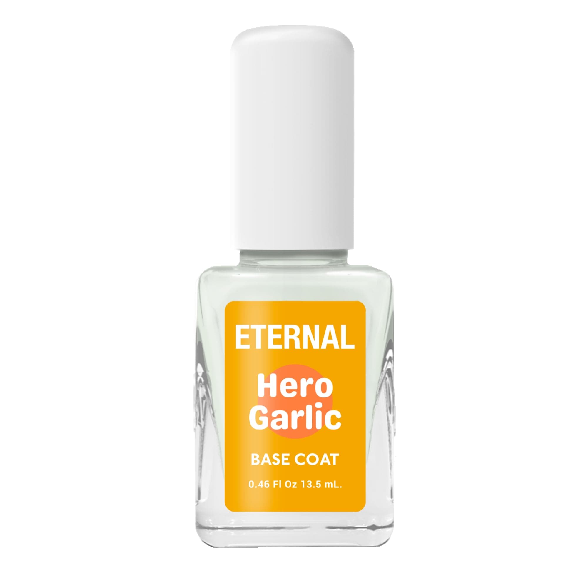 Eternal Hero Garlic Base Coat | Garlic Nail Strengthener Treatment for Weak Brittle Nails, Strengthening Nail Polish Base Coat
