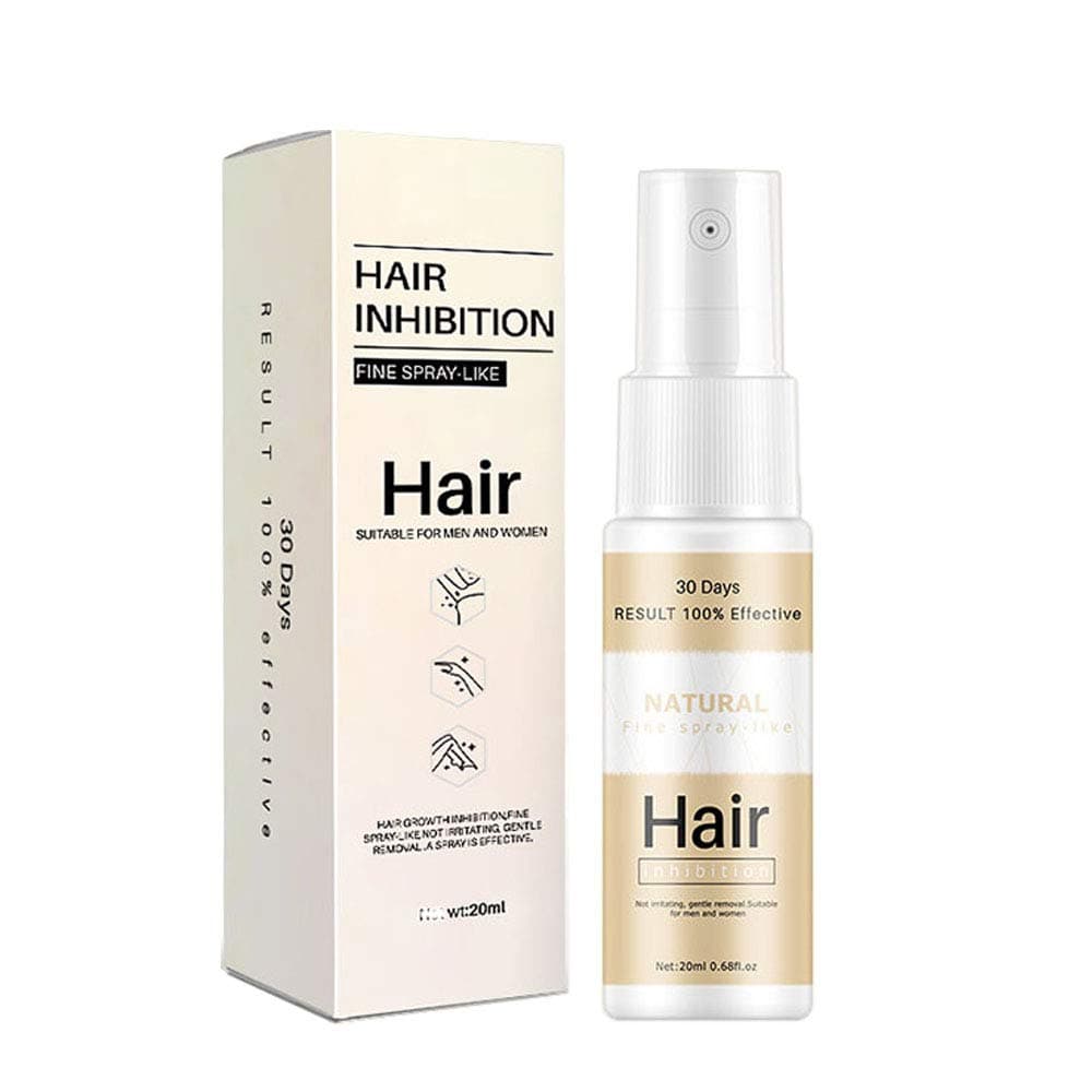 Hair Inhibitor, Painless Hair Stop Growth Spray, Hair Removal Spray, Non-Irritating Hair Removal Inhibitor-For Face, Arm, Leg, Armpit