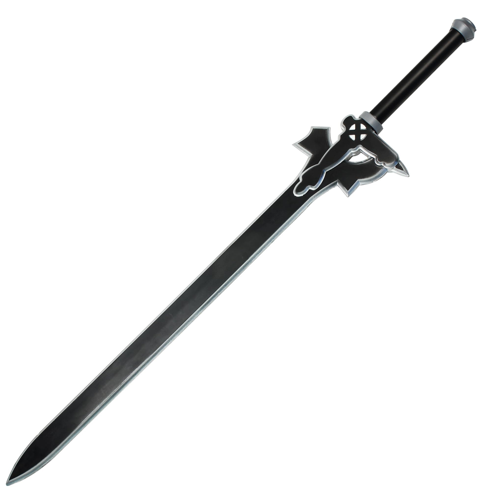 ™ - SAO Kiritos Elucidator Anime Foam Sword - Ideal for Cosplay and Conventions - 43" - Hand-Painted, 10mm Inner Core