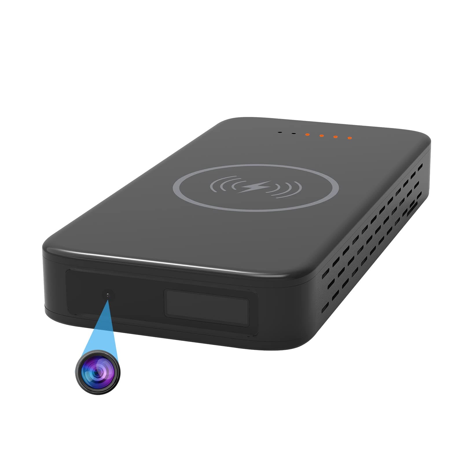 2K Hidden Camera, Power Bank Charger Spy Cam Video Recorder, PIR Motion Activated Recording for Home Security or Outdoor Activities - No Need WiFi