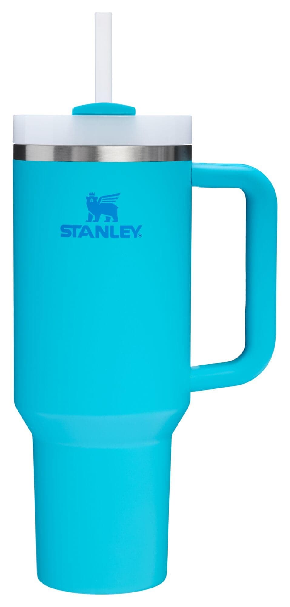 Stanley Quencher H2.0 Tumbler with Handle and Straw 40 oz Flowstate 3-Position Lid Cup Holder Compatible for Travel Insulated Stainless Steel Cup BPA-Free Splash