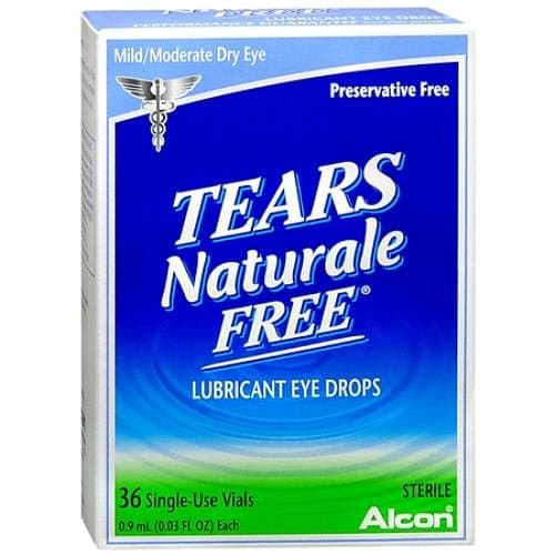 Tears Naturale Lubricant Eye Drops, Single Use Vials 36 ea