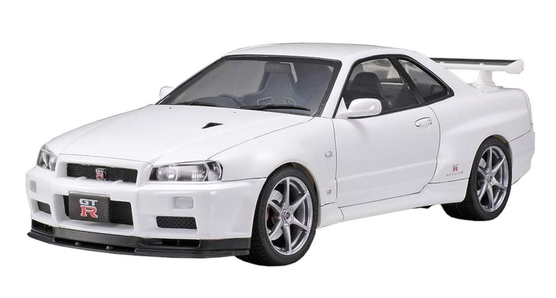 Nissan Skyline GT-R R34 V-Spec II 1/24 Scale Model Kit 24258