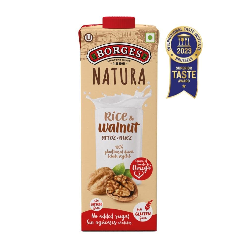 Borges Natura Rice and Walnut Drink, 1000 ml, White (905955)