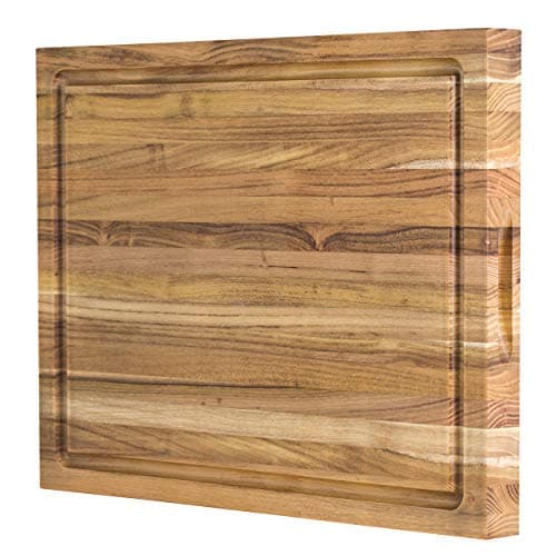 Teak Wood Cutting Board: 18x14x1.25 with Juice Groove (Discontinued)