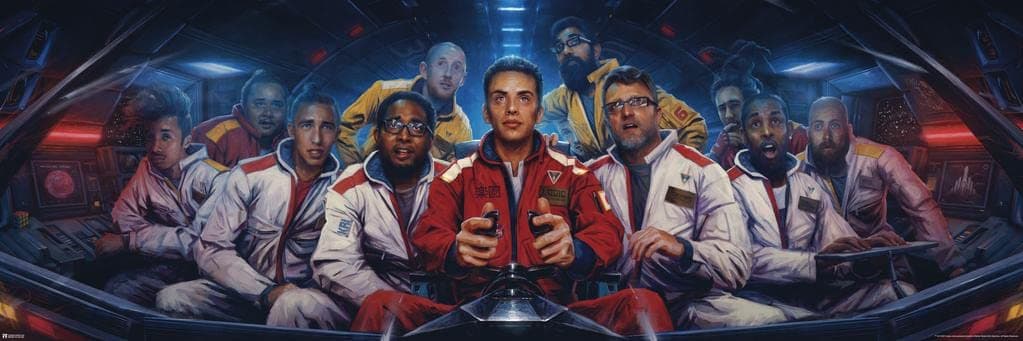 Logic Merch The Incredible True Story Album Cover Art Spacesuits Rap Posters Rapper Merch Logic Merchandise Everybody Young Sinatra Bobby Tarantino No Pressure Cool Wall Art Print Poster 72x24