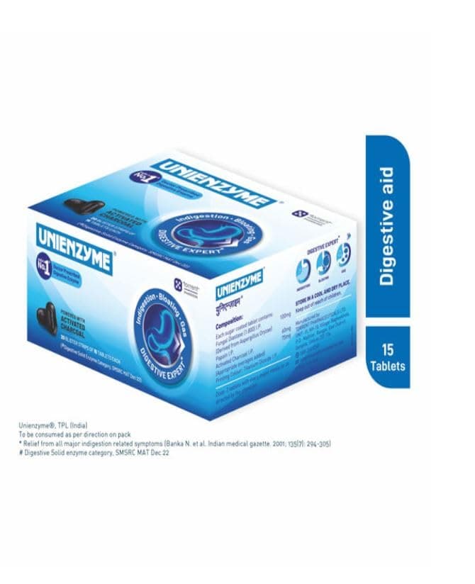 Unienzyme - Strip of 15 Tablets
