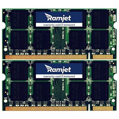 Ramjet 6GB DDR2 667Mhz PC2-5300 SO-DIMM Kit for Apple MacBook Pro 2007-08 (4GB + 2GB)