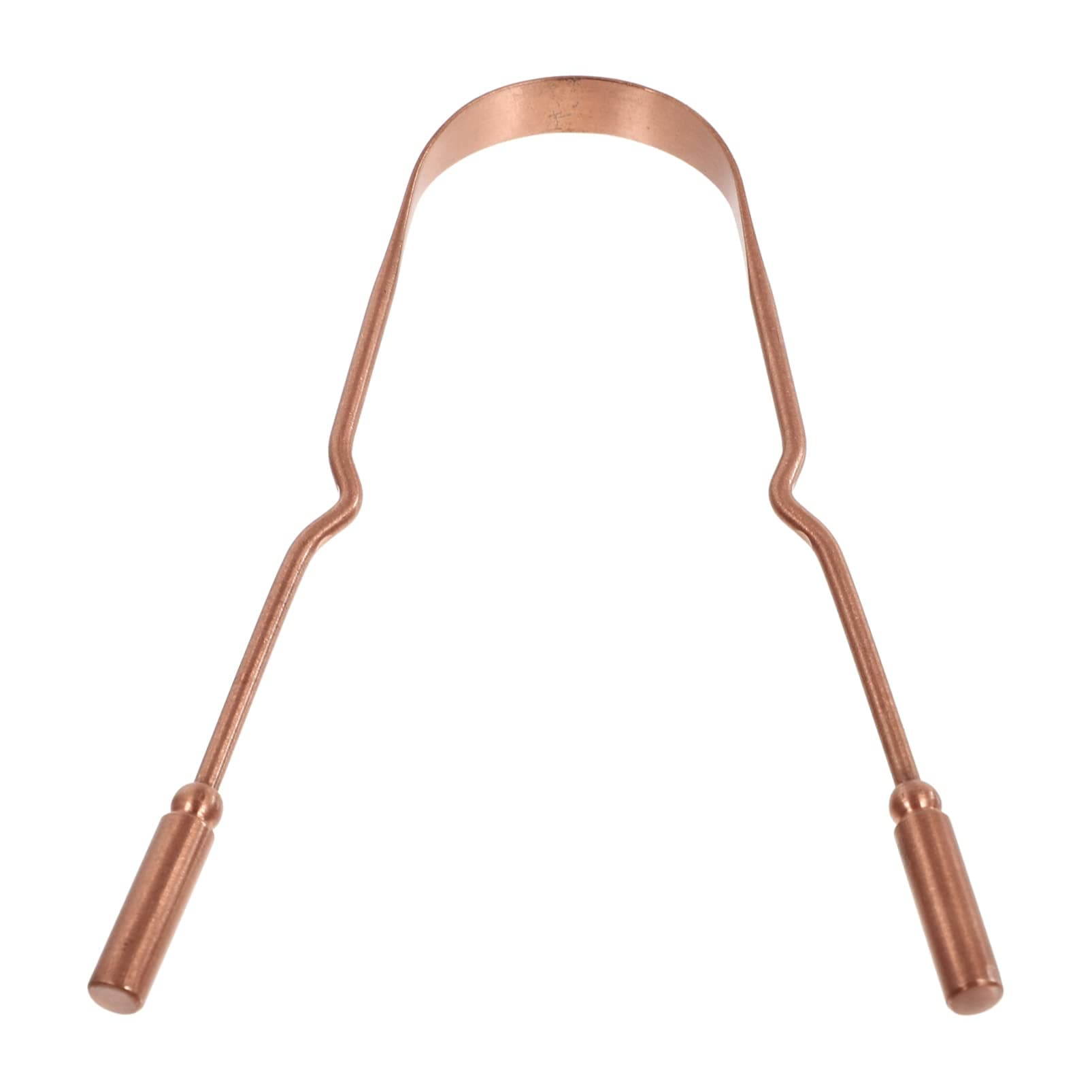 1pc Tongue Brush Tongue Coating Cleaner Tongue Spoon Metal Oral Brush Oral Hygiene Cleaner Fight Bad Cleaning Tools Oral Tongue Scraping Tool Major Coles Cleaning Board Pure Copper