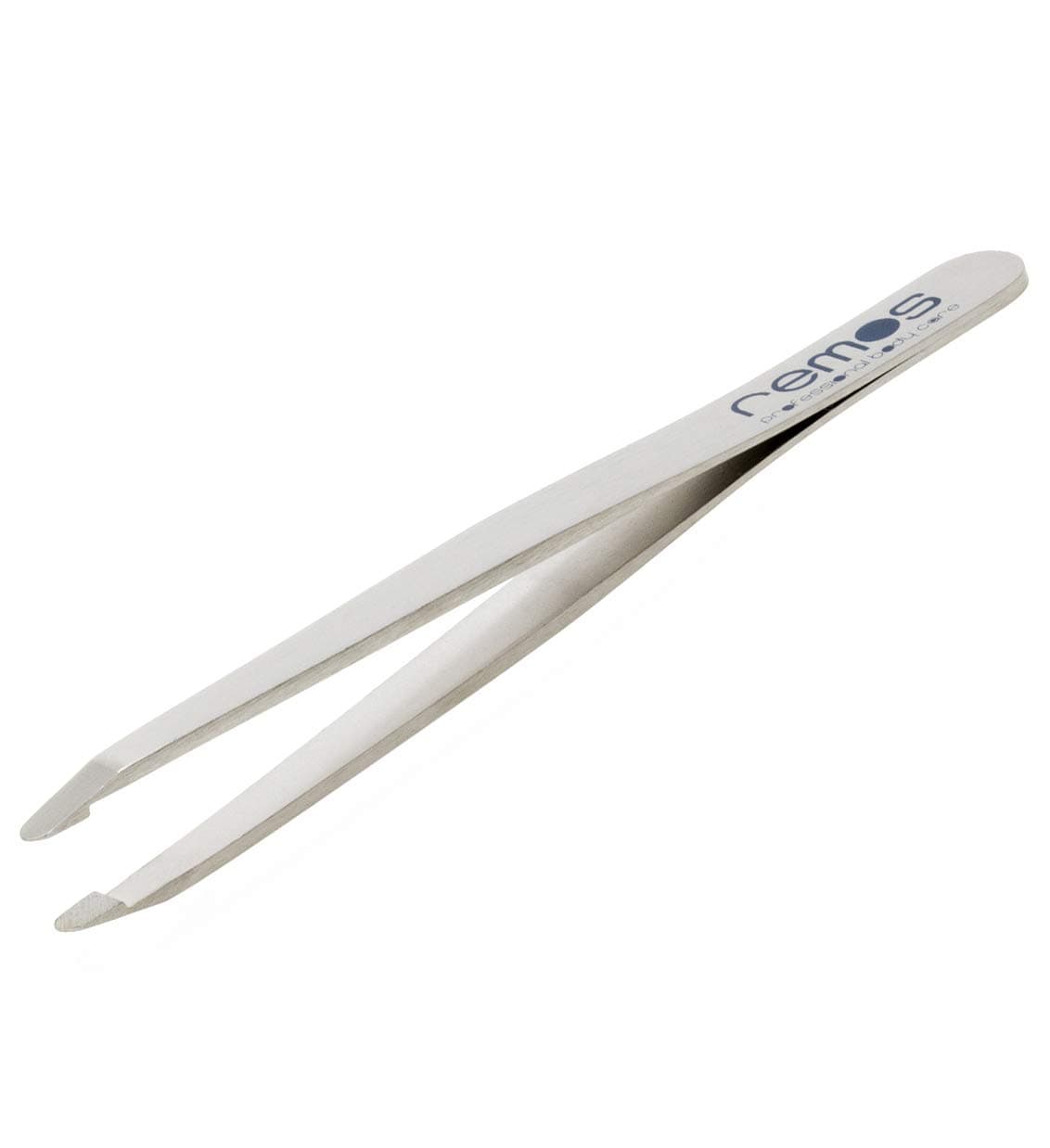 REMOS Eyebrow Tweezers with Round tip Made of Stainless Steel 9.5 cm