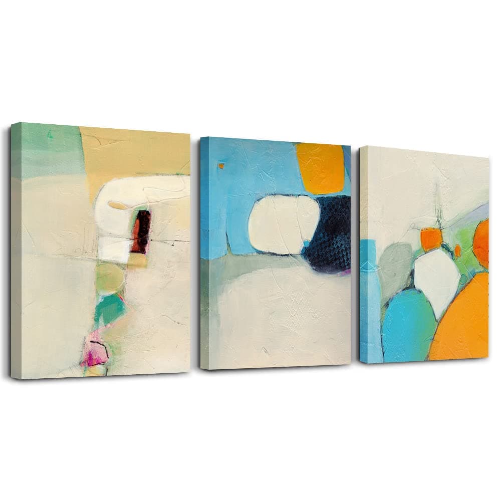 Canvas Wall Art For Living Room Minimalist Abstract Wall Decorations For Bedroom Modern Office Wall Decor Paintings Abstract Pictures Artwork Boho Canvas Art Prints Kitchen Home Decor 3 Piece Set