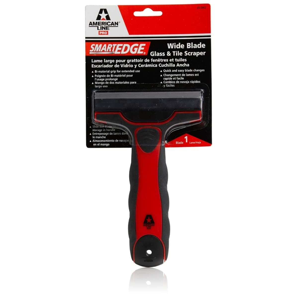 American Safety Razor 65-0002 Smartedge Wide Blade Heavy-Duty Scrapper