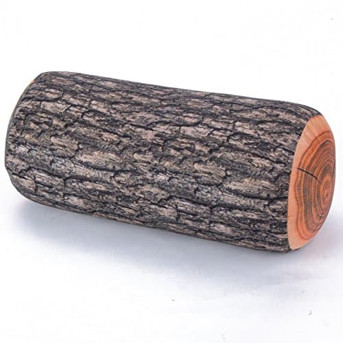 Bed Pillow Tree Stump Wood Long Cushion Bolster Accent 3d Shape Throw