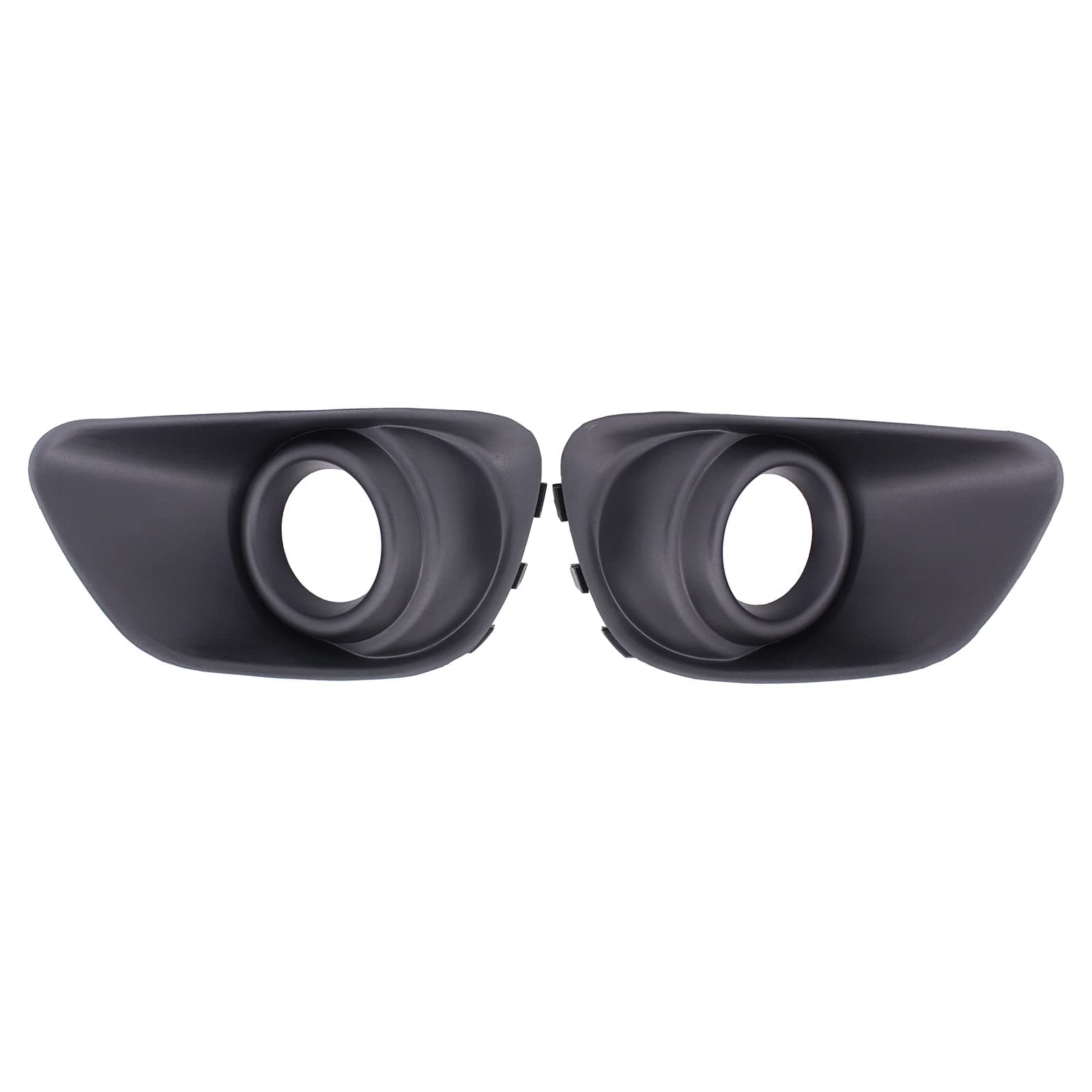 MOTOKU Front Driver and Passenger Side Fog Light Trim Cover for Jeep Compass 2011-2017