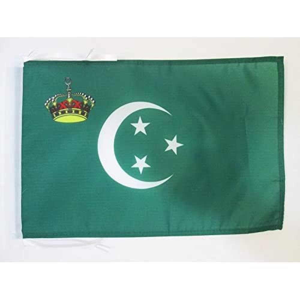 AZ FLAG Drapeau Etendard Royal d'Egypte 1922-1952 avec Cordelettes, 45cm x 30cm