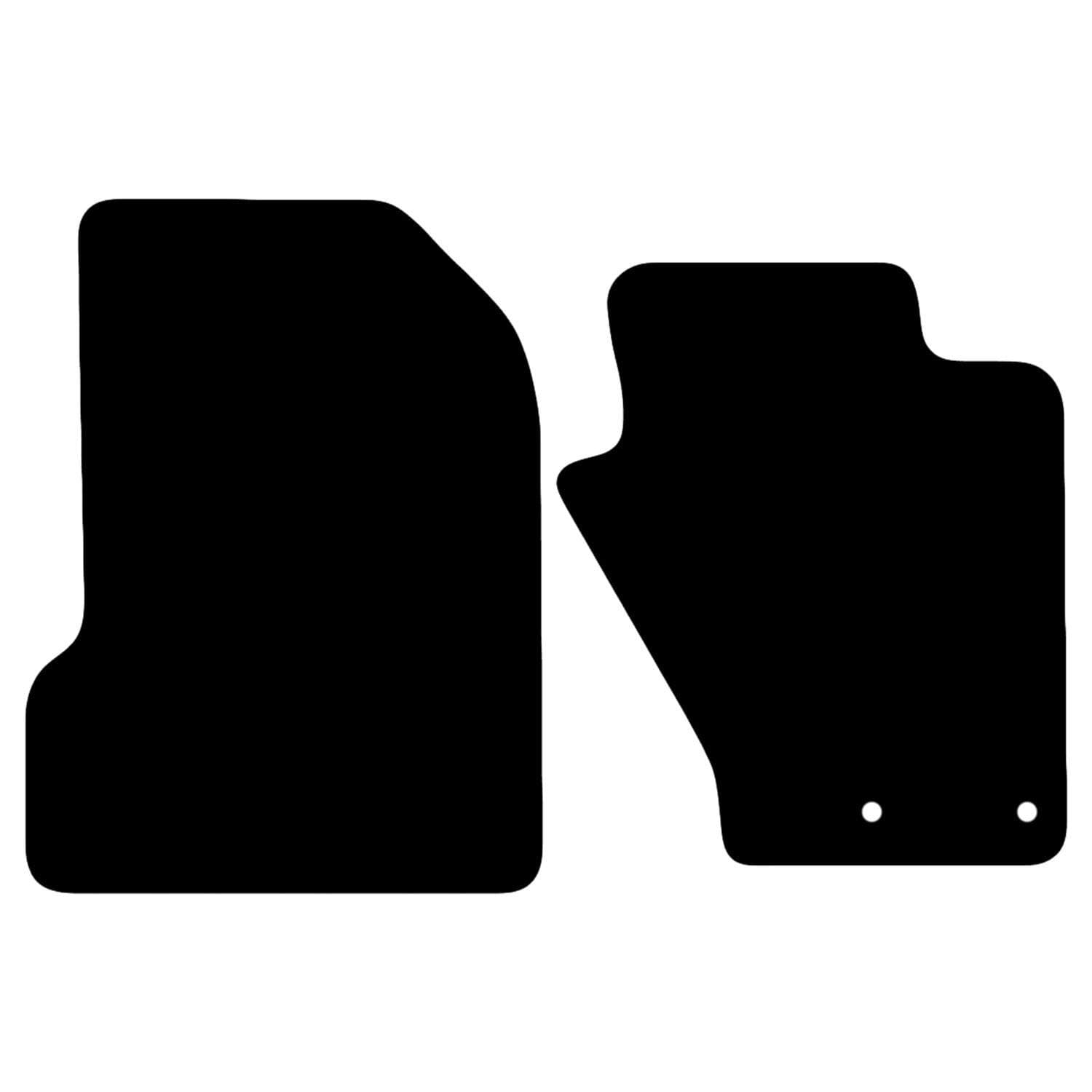 Carsio Carpet Car Mats For Honda S2000 Roadster 1999 2009 2 Piece Set Tailored Fit Floor Mat Complete Accessory Black Custom Fitted - All Weather, Anti-Slip Backing & Black Trim