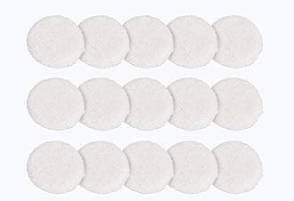 Rubbermaid Reveal Power Scrubber 15 Replacement Microfiber Pads for Velcro Head Grout Head, for Cordless Electric Battery Powered Scrub Brush, Ideal for Polishing/Glass/Mirrors/Stainless Steel
