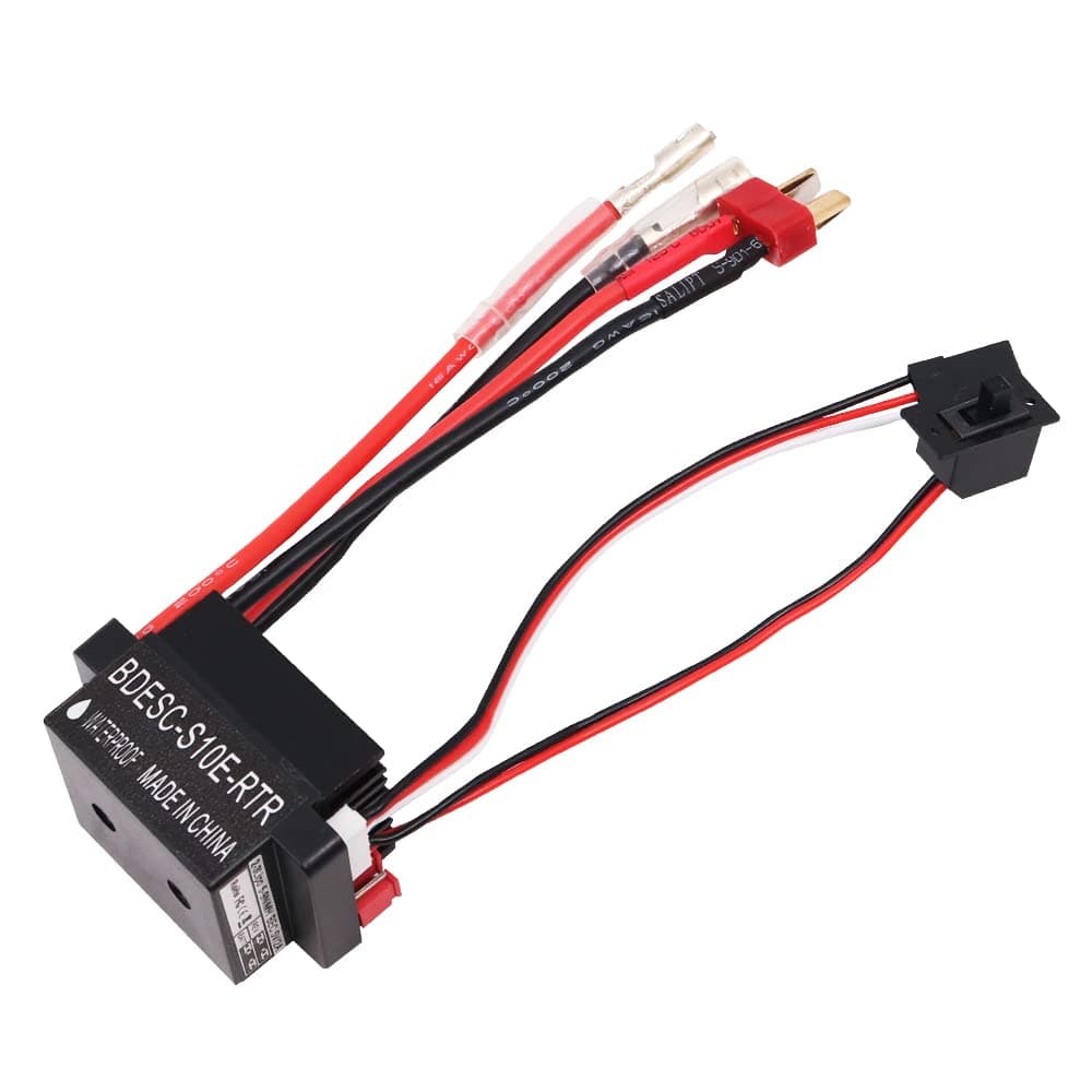 320A Brushed ESC Brushed Motor Electric Speed Controller with T Plug BEC Output 5.6V/2A for Tamiya RC Car Monster Truck Crawler Truck RC Boat