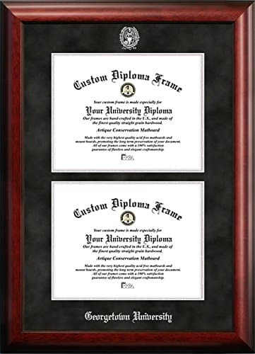 Georgetown University Double Degree Diploma Frame (Other)