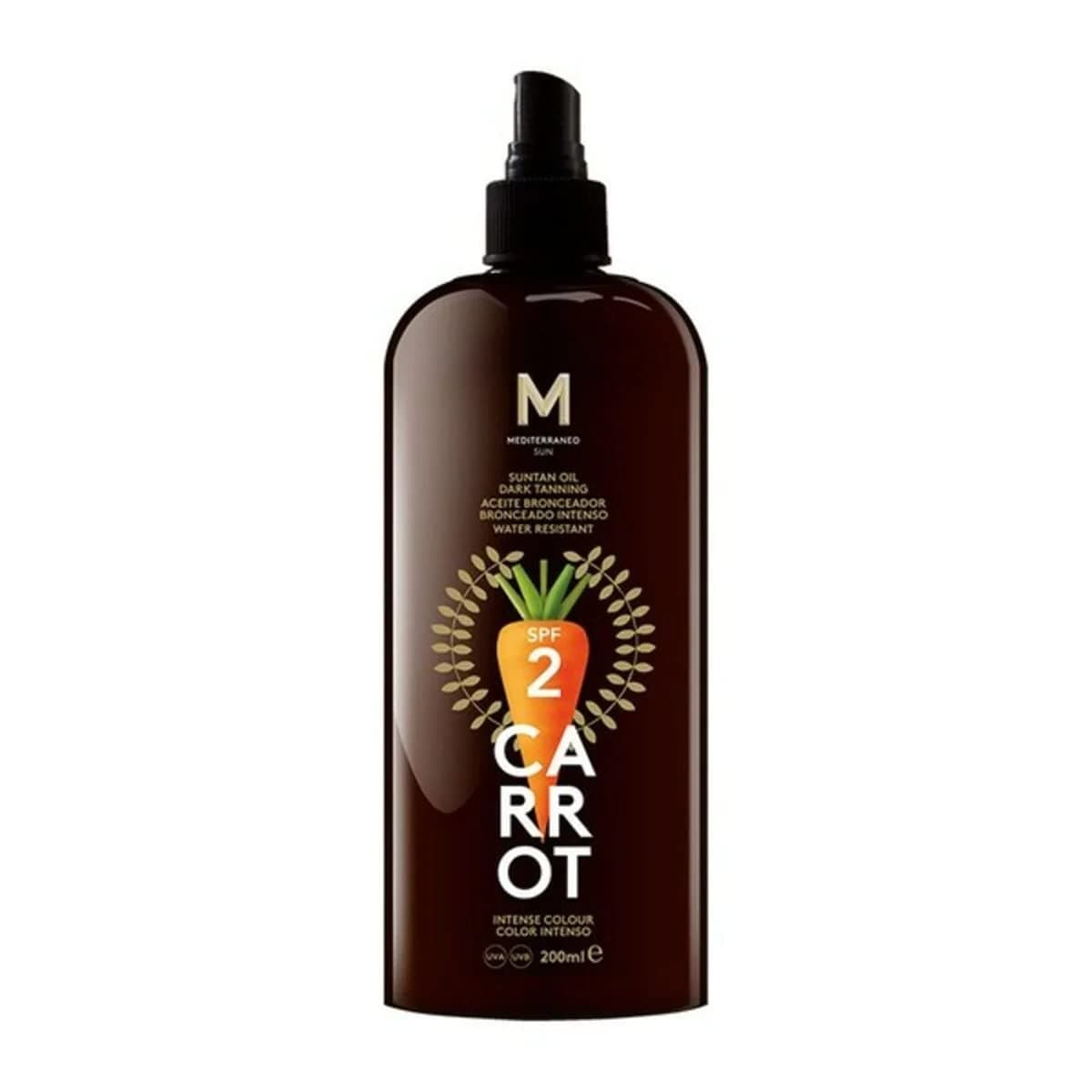 Carrot Suntan Oil Dark Tanning Spf2 100 Ml