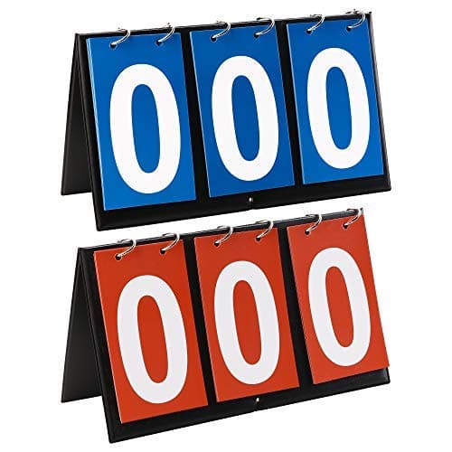 Bluecell 2 Sets 3-Digital Portable Table Top Sports Volleyball Basketball Table Tennis Scoreboards