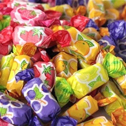 Assorted Fruit Chews 1kg Share Bag by The Gourmet Sweet Company
