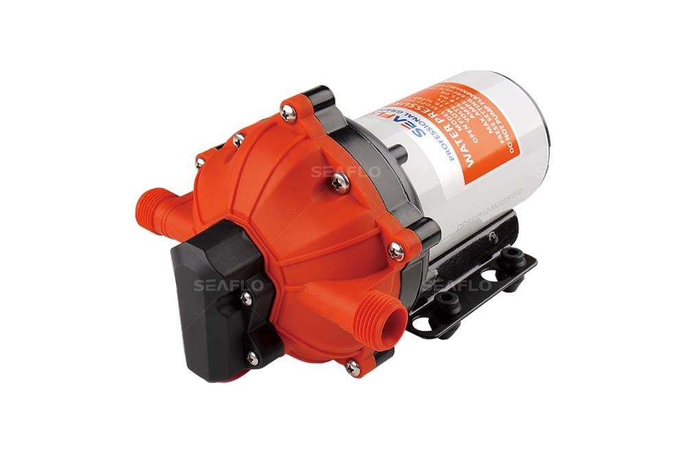 Seaflo 55-Series Diaphragm Pump - 12V DC, 5.5 GPM, 60 PSI with HEAVY DUTY PRESSURE SWITCH