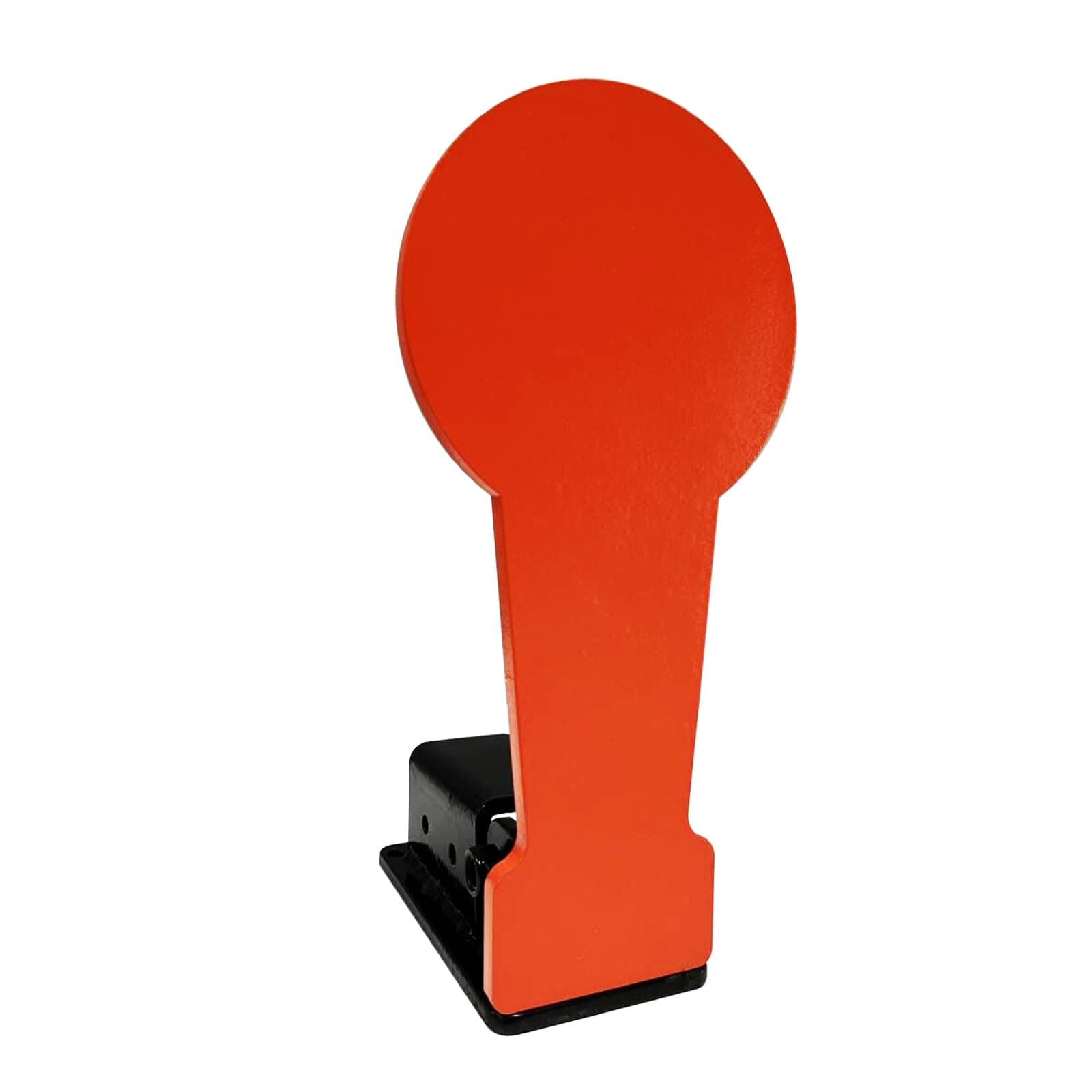 Atflbox 3/8" AR500 12.8'' Classic Popper Steel Shooting Target, 6'' Plate Auto Reset Target for Shooting Range, Suitable for Pistol, Rifle, Handgun, Shotgun, Rimfire