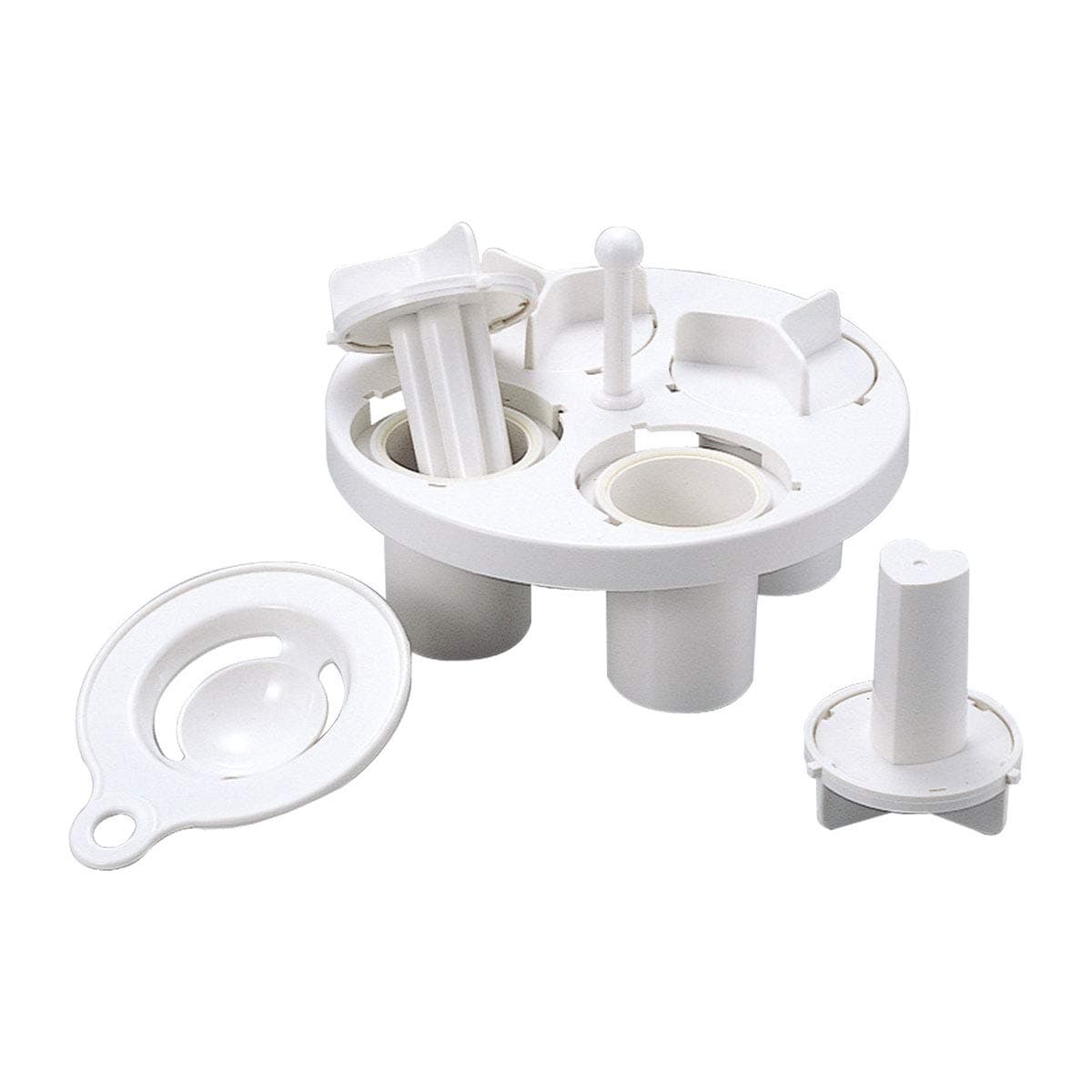 Bentousa Decorative Hard Boiled Egg Yolk Mold 4 Shapes