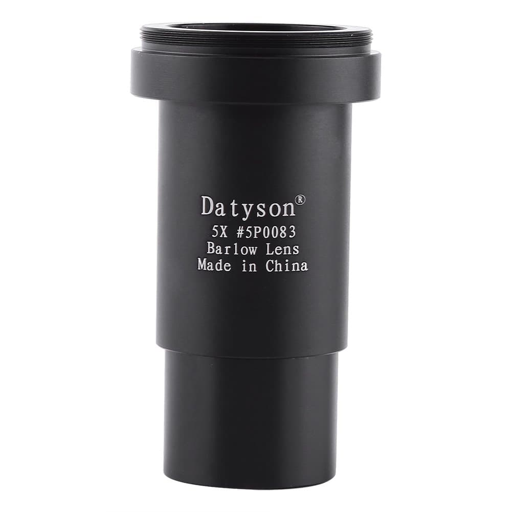 EBTOOLS Telescope 1.25 Eyepiece - Telescope Barlow Lens Barlow Lens Telescope Eyepiece Barlow Lens Aluminium Alloy 5X Astronomical Telescope Eyepiece Barlow Lens 1.25 inch