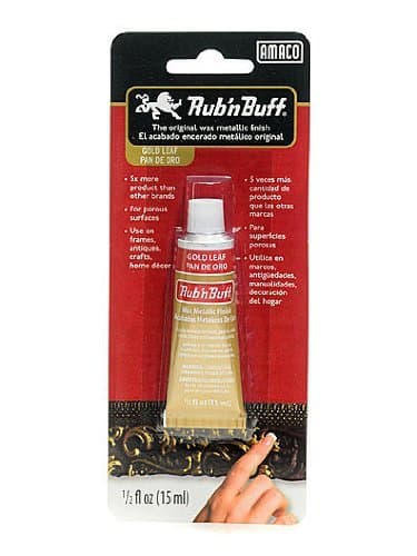 Rub 'n Buff The Original Wax Metallic Finish gold leaf [PACK OF 3 ] by Rub N Buff