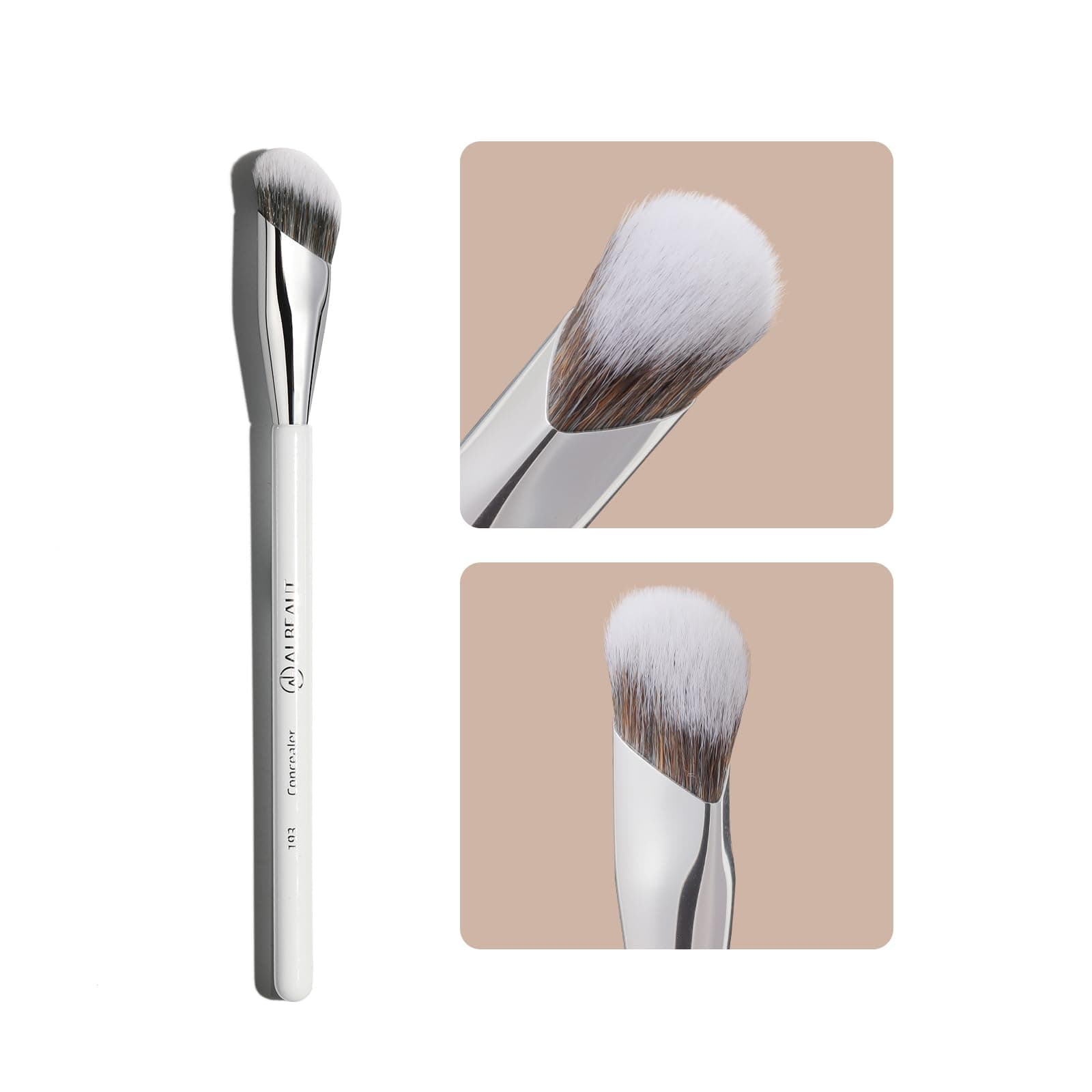 - Concealer Brush, Angled Under Eye Makeup Small Foundation Precision Face Blending Brush (193 concealer brush)