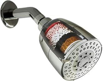 WaterScience CLEO Multi Flow Shower Filter for Bathroom | Water Softener for Home | Hard Water Softener for Shower | for Municipal/Chlorine Water - CLEO-SFM-419