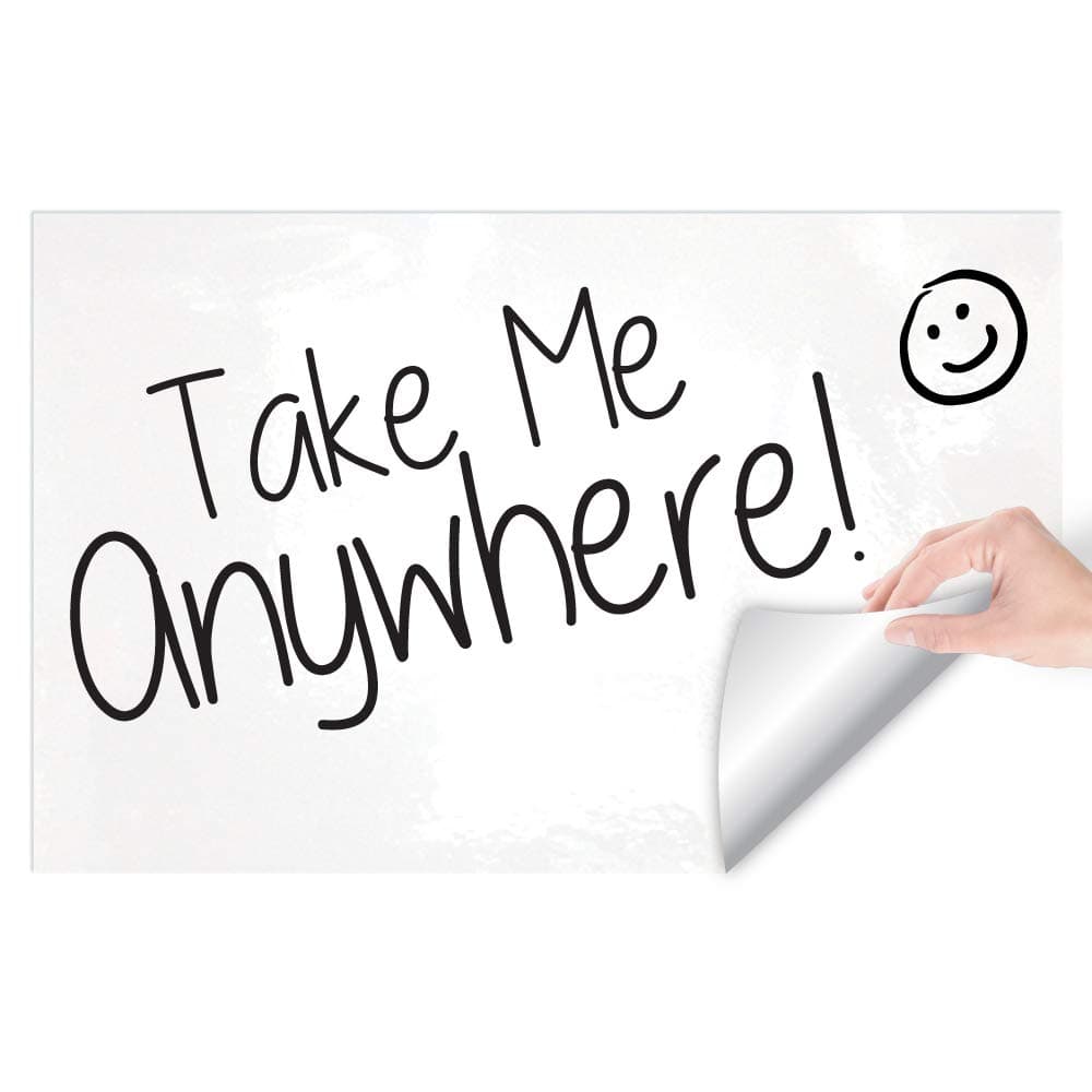 Writey Board Peel and Stick White , 24"x36" Dry Erase with Stain Proof Dry Erase Surface, White for Wall with Restickable Adhesive Backing and Flexible Foam Cushion Layer for Smooth Writing