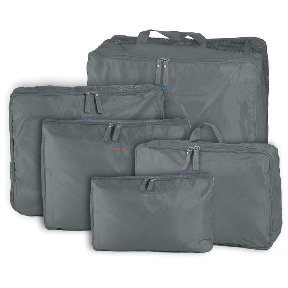 eWINNER5pcs Gray Travel Bag Organizer