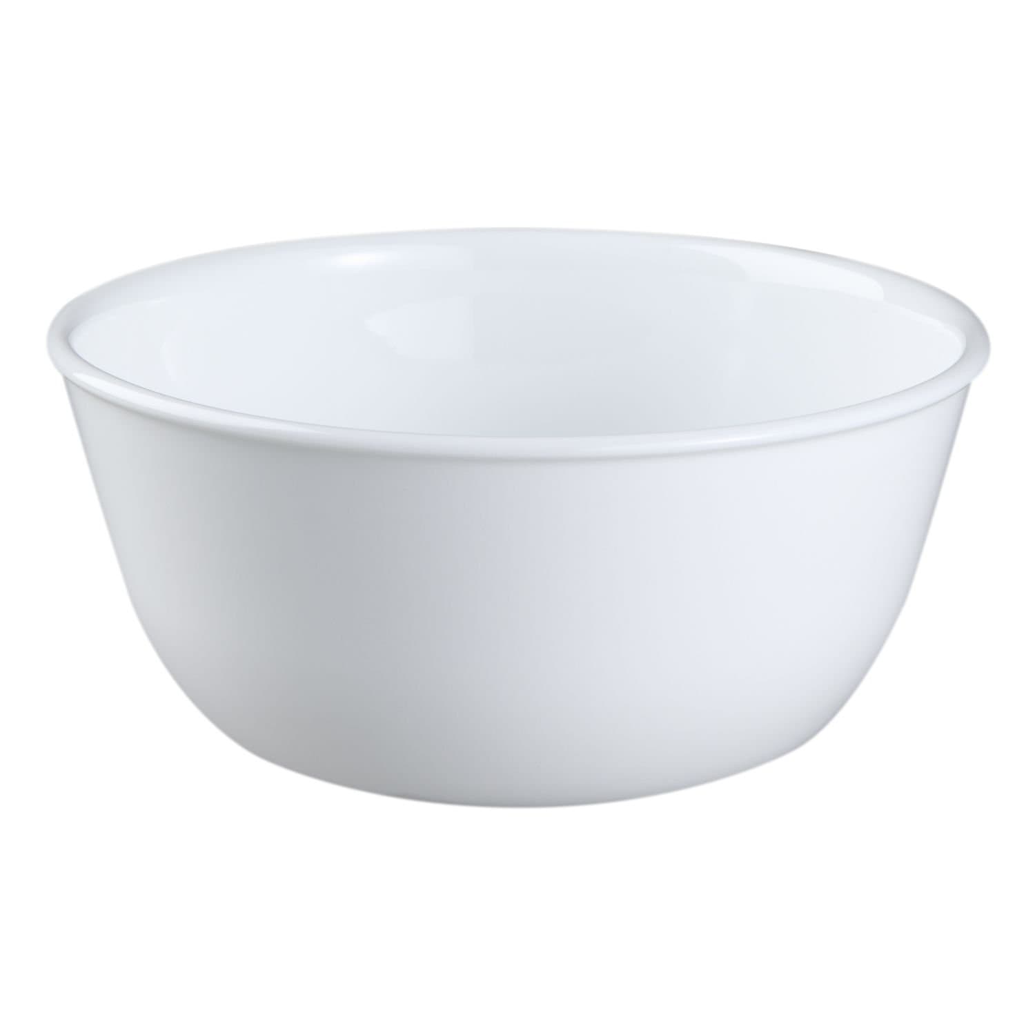 Coordinates Corelle Livingware Super Soup/Cereal Bowl, 28 oz, Winter Frost White, Set of 3