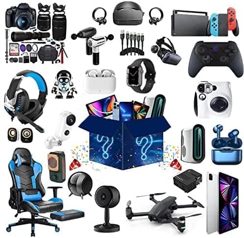 Freljorder Lucky Box M-ystery Boxs - Gift Liquidation Boxes Surprise Box Unclaimed Packages Bulk Blind Surprise Small Electronic Overstock Gifts Electronics,CRS431