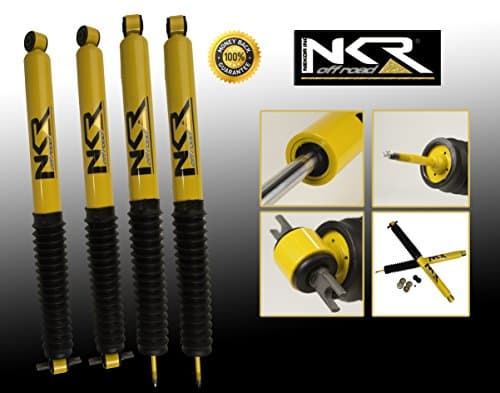 NKR 4 GAS SHOCKS JEEP JK 2006-2014 Lifted 4" 4x4 Absorver Lift Kit