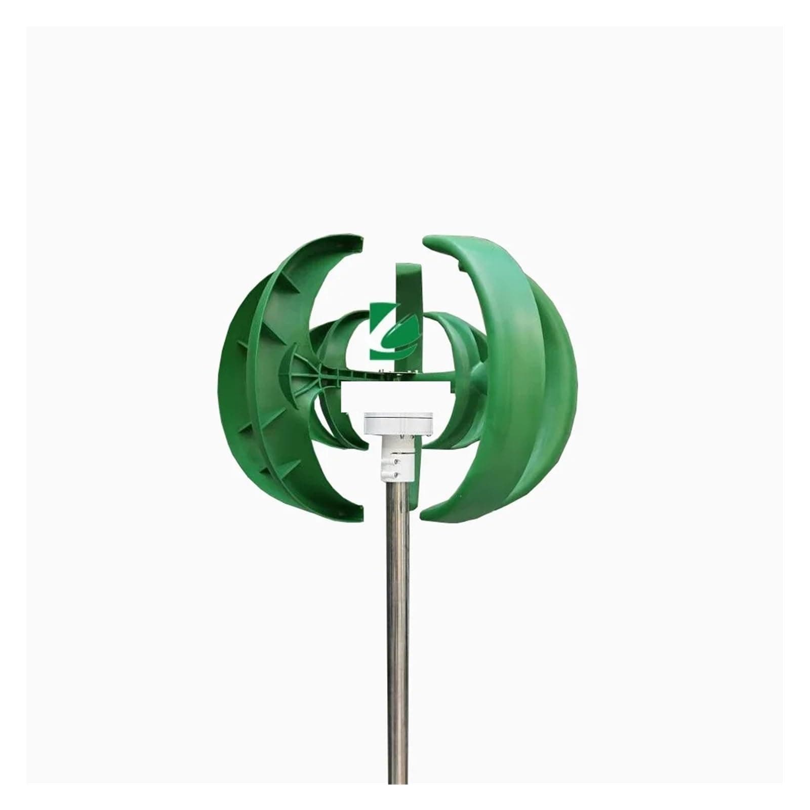 Wind Turbines Generator 5000W 8000W 10KW 48V 24V Vertical Generator Permanent Magnet Suspension Low Wind Start Household for Emergency Power Generation(Green,24V_8KW)