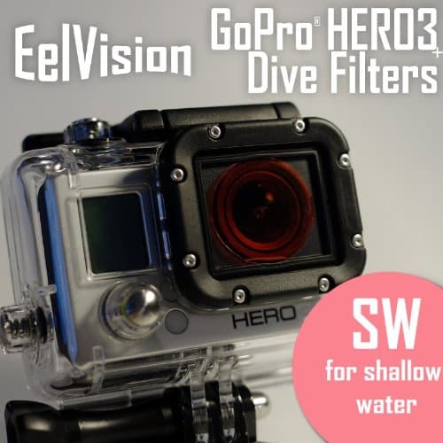 EelVision Snorkeling Filter (SW) for GoPro HERO4 / HERO3/3+ - Shallow Water Snorkel Underwater Color Correction