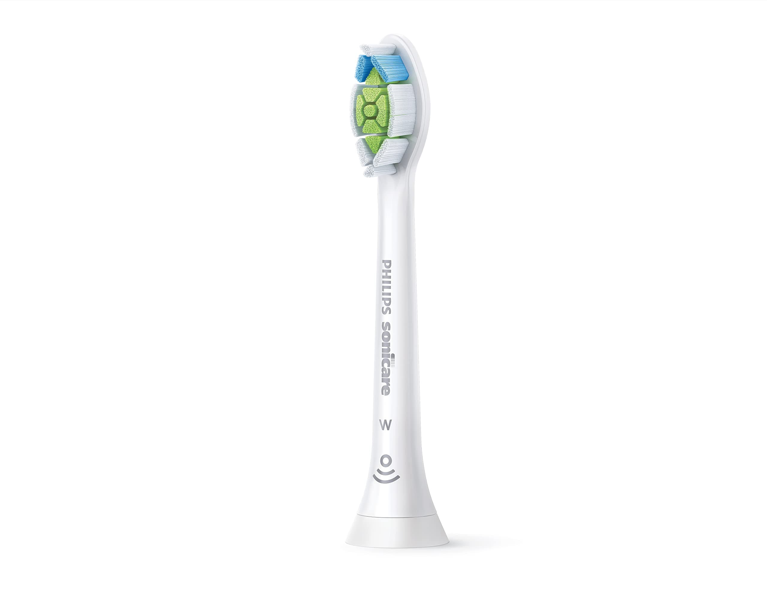 Philips Sonicare Genuine W DiamondClean Replacement Toothbrush Heads, 2 Brush Heads, White, HX6062/65
