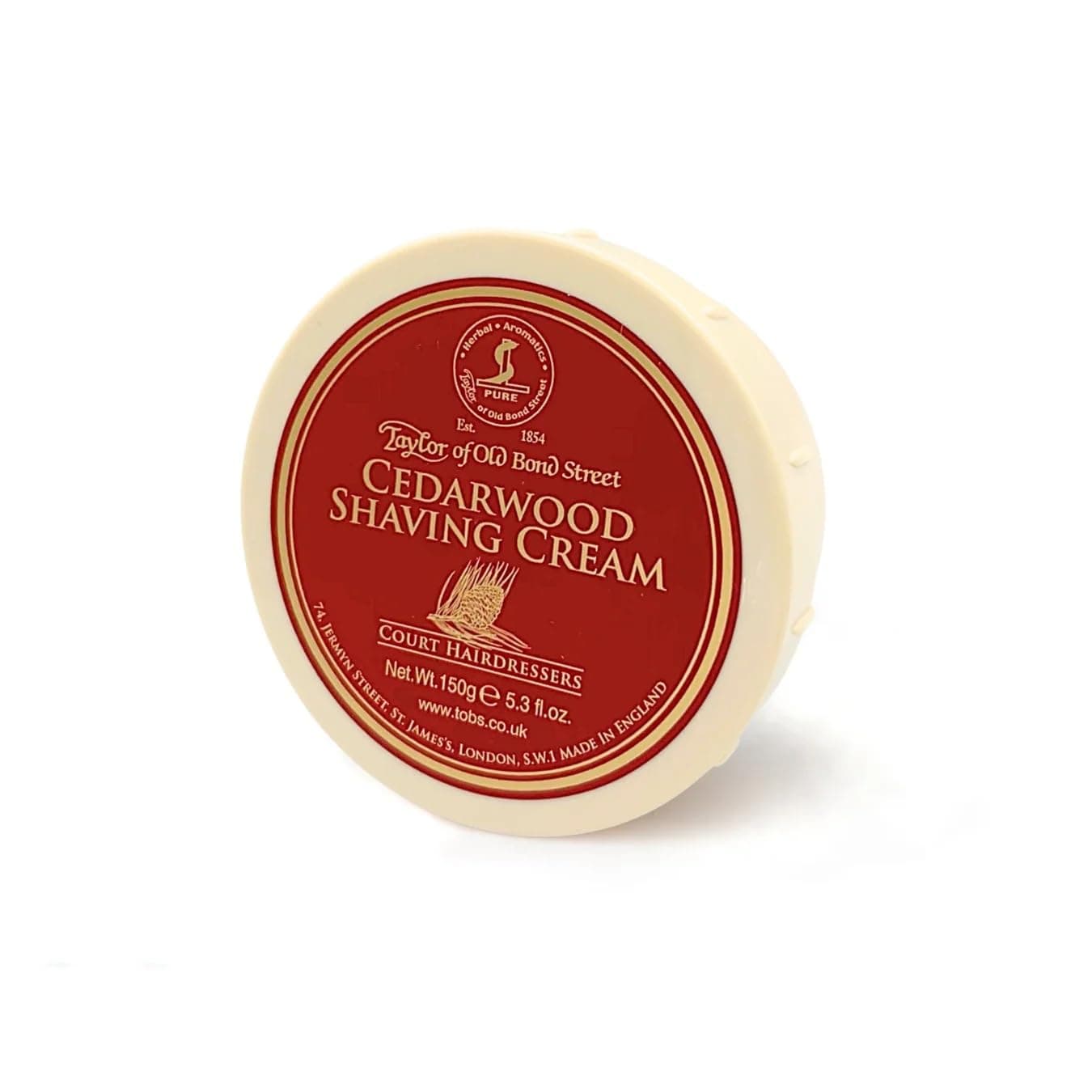 Taylor of Old Bond Street Cedarwood Shaving Cream Bowl, 150g
