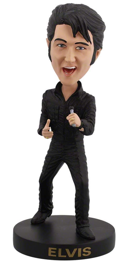 Elvis Presley ’68 Comeback Special Collectible Bobblehead Statue