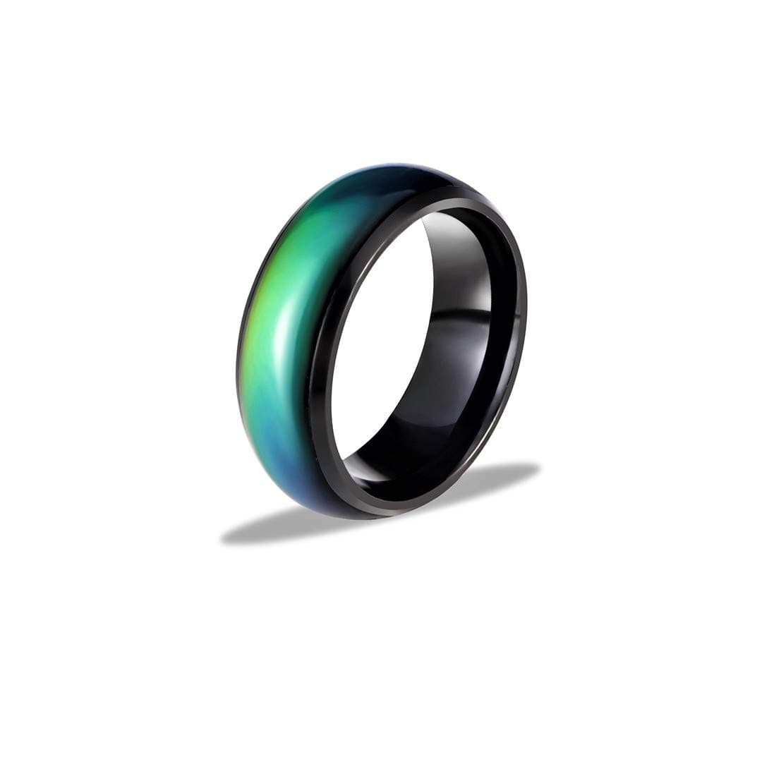 Ello Elli8MM Comfort Fit Stainless-Steel Color Changing Mood Ring